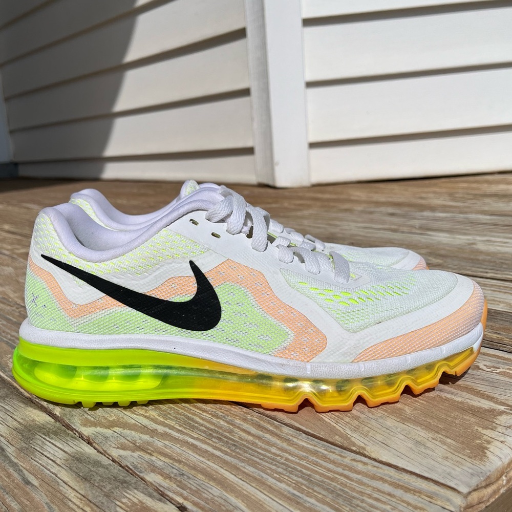 Nike Air Max ‘White Atomic Mango Volt’;  Women’s - 9